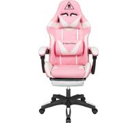 Chaise de jeu Kruger & Matz GX-150 blanche/rose