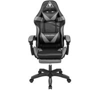 Chaise de jeu Kruger & Matz GX-150 Noir/Gris (5901890068611)