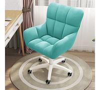 Chaise de jeu moderne rembourrée en velours avec hauteur réglable et fonction pivotante, chaise de travail ergonomique pour la maison et le bureau, fauteuil élégant pour travailler ou étudier