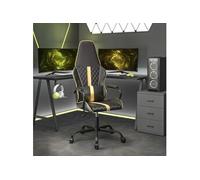 Chaise de jeu Noir et doré Similicuir