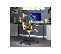 Chaise de jeu Noir et doré Similicuir