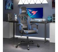 Chaise de jeu Noir et doré Similicuir fauteuil de jeu fauteuil vidaXL