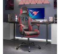 Chaise de jeu Noir et doré Similicuir fauteuil de jeu fauteuil vidaXL