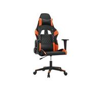 Chaise de jeu Noir et orange Similicuir