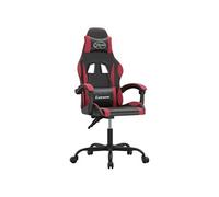 Chaise de jeu Noir et rouge bordeaux Similicuir