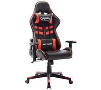 Chaise de jeu Noir et rouge Cuir artificiel noir G