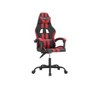 Vidaxl Chaise De Jeu Noir Et Rouge Similicuir Multicolore
