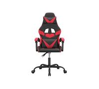 Chaise de jeu Noir et rouge Similicuir