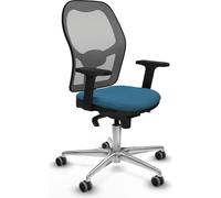 Piqueras y Crespo Chaise de bureau ergonomique pour ordinateur avec dossier fixe, soutien lombaire 1D, bras 2D, mécanisme synchronisé 5 positions, 120 kg, 8 heures d'utilisation, couleur attrayante