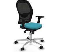 Piqueras y Crespo Modèle Jorquera : la meilleure chaise pour télétravail avec accoudoirs 2D, soutien lombaire 1D, dossier fixe et finition ergonomique en couleur, idéale pour votre mobilier de bureau