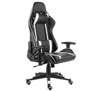 Chaise de Jeu Pivotante avec Repose-pied Vert PVC Fauteuil Ordinateur vidaXL