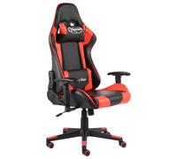 Chaise de Jeu Pivotante Doré PVC Fauteuil Ordinateur Bureau Ergonomique vidaXL