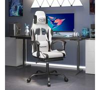 Chaise gaming interieur non pliable en plastique H. 121 cm noir