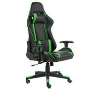 Vidaxl Chaise De Jeu Pivotante Vert Pvc Vert