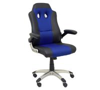 Chaise De Jeu Talave Similpiel Noir Et Bleu