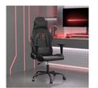 Chaise de jeu vidaXL Noir Similicuir Noir G