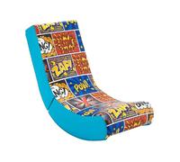 Chaise de jeu - X-ROCKER - VIDEO ROCKER - Multicolore - Comic strip - Faux cuir