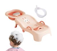 Chaise De Lavage De Cheveux Pliable Pour Kids Avec Réglable En 3 Directions | Rince-tête Pour Kids | Support Sûr Grâce À La Protection Anti-basculement Et Aux Pieds Antidérapants