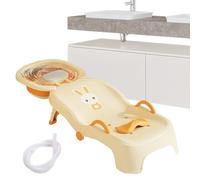 Chaise De Lavage De Cheveux Pliable Pour Kids Avec Réglable En 3 Directions | Rince-tête Pour Kids | Support Sûr Grâce À La Protection Anti-basculement Et Aux Pieds Antidérapants