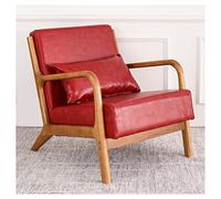Chaise de lecture adulte, chaise moderne du milieu du siècle, chaise d"accent contemporaine avec cadre en bois accoudoir canapé chaise rembourrée confortable chaise de salon intérieure pour