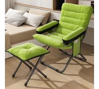 Chaise de lecture inclinable confortable et portable pour chambre à coucher et salon, chaise longue pliante, siège de relaxation élégant pour un usage domestique