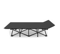 Chaise de lit pliante - Portable Lounge inclinable pour la maison, le bureau, le camping et les voyages - Drap simple pratique pour la pause déjeuner et le confort des loisirs