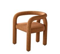 Chaise de loisirs scandinave - Fauteuil cosmétique inclinable pour salon, salle à manger et maquillage - Tabouret élégant rembourré en cachemire (couleur D, taille 1)