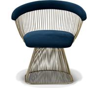 Chaise de luxe Coussin Cocktail Relax Lounge Club Chaises Meubles Design Fauteuil Bleu