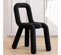 Chaise de maquillage avec dossier et coussin doux pour chambre à coucher et salon