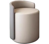 Chaise de maquillage avec dossier, tabouret rotatif à 360° pour salon, chambre à coucher, salle de maquillage - Option assise confortable et élégante