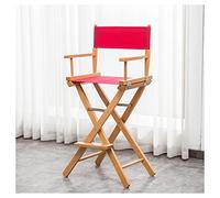 Chaise de maquillage - Chaise de directeur pliable en bois massif portable pour une utilisation en extérieur, outil de salon professionnel pour maquilleurs
