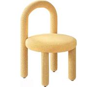 Chaise de maquillage de luxe épaisse pour chambre à coucher, siège de maquillage léger et élégant, design simple pour coiffeuse, chaise de beauté élégante, parfaite pour la décoration de la maison