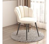 Chaise de maquillage élégante avec dossier, tabouret de coiffeuse confortable pour chambre à coucher et salon, chaises de maquillage parfaites pour les salles de beauté et le toilettage personnel