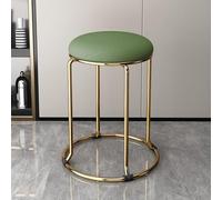 Chaise de Maquillage, Tabouret de Coiffeuse avec Cadre en Acier épais pour Une stabilité et Une capacité de Charge Souples et résilientes, idéal pour Le Salon et la Chambre (Bleu foncé)