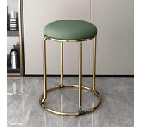 Chaise de Maquillage, Tabouret de Coiffeuse avec Cadre en Acier épais pour Une stabilité et Une capacité de Charge Souples et résilientes, idéal pour Le Salon et la Chambre (Bleu foncé)