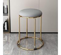 Chaise de Maquillage, Tabouret de Coiffeuse avec Cadre en Acier épais pour Une stabilité et Une capacité de Charge Souples et résilientes, idéal pour Le Salon et la Chambre (Bleu foncé)