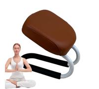 Chaise de méditation, banc de prière, genoux réglables en hauteur pour prier, chaise de yoga ergonomique en métal pour le soutien des hanches, chaise en métal améliorant le confort, genoux réglables