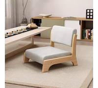 Chaise de méditation et de yoga confortable avec dossier en bois massif - Idéal pour la maison et le studio - Design ergonomique pour une relaxation maximale