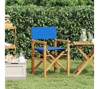 Chaise de Metteur en Scène Pliante Siège Jardin Camping Bois Teck Massif vidaXL