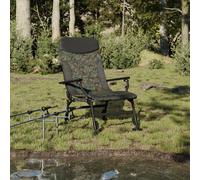 Vidaxl Chaise De Pêche Avec Accoudoir Pliable Camouflage