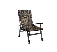 Chaise de pêche Carp F5R WALD forêt - Chaise de camping de luxe pour la pêche à la carpe - Avec hauteur supplémentaire