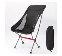 Chaise de Pêche Chaise De Camping Pliante Portable, D'extérieur en Forme Lune, Pliable for Randonnée Pique-Nique Pêche, Naturelle, Touristique