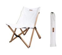 Chaise de Peche - Tabouret Pliant avec Dossier, avec Sac de Rangement, Facile à Démonter et à Nettoyer, Idéale pour la Plage, Les Pique-Niques et Les Voyages(White)