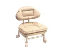 Chaise de pédicure rotative avec dossier et roulettes - Confortable et mobile - Pour salon de manucure et utilisation à domicile