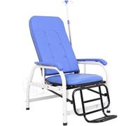 Chaise de Phlébotomie avec accoudoirs réglables et support de perfusion pour prise de sang et confort du patient en milieu médical