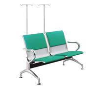 Chaise de Phlébotomie inclinable avec accoudoirs et support, design ergonomique pour salle d'attente médicale et confort du patient