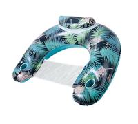 Chaise de piscine flottante | Siège réutilisable de grande taille | avec porte-gobelet gonflable | pour piscine, fête, plage, mer, lac, rivière, bronzage pour adultes, hommes, femmes, jeunes