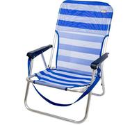 Chaise de plage - Aktive - Marinera - Aluminium - Textilène - 55x35x72 cm