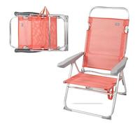 Aktive Beach Aluminum Low Recliner Chair Orange