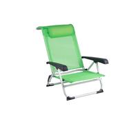 Chaise De Plage Aluminium Vert Bo-Camp Vert
